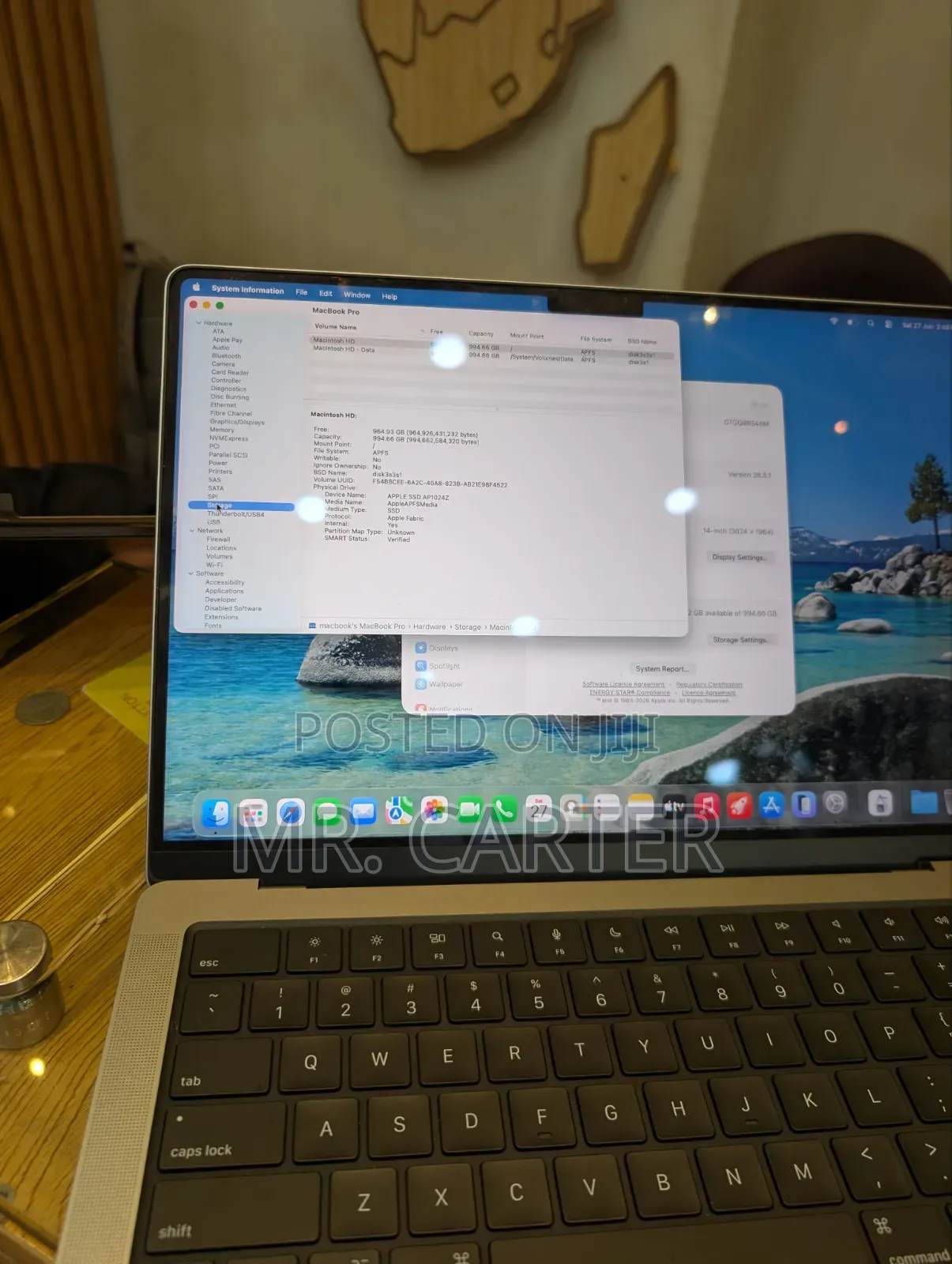 New Laptop Apple MacBook Pro 2024 M3 16GB Apple M3 SSD 1T
