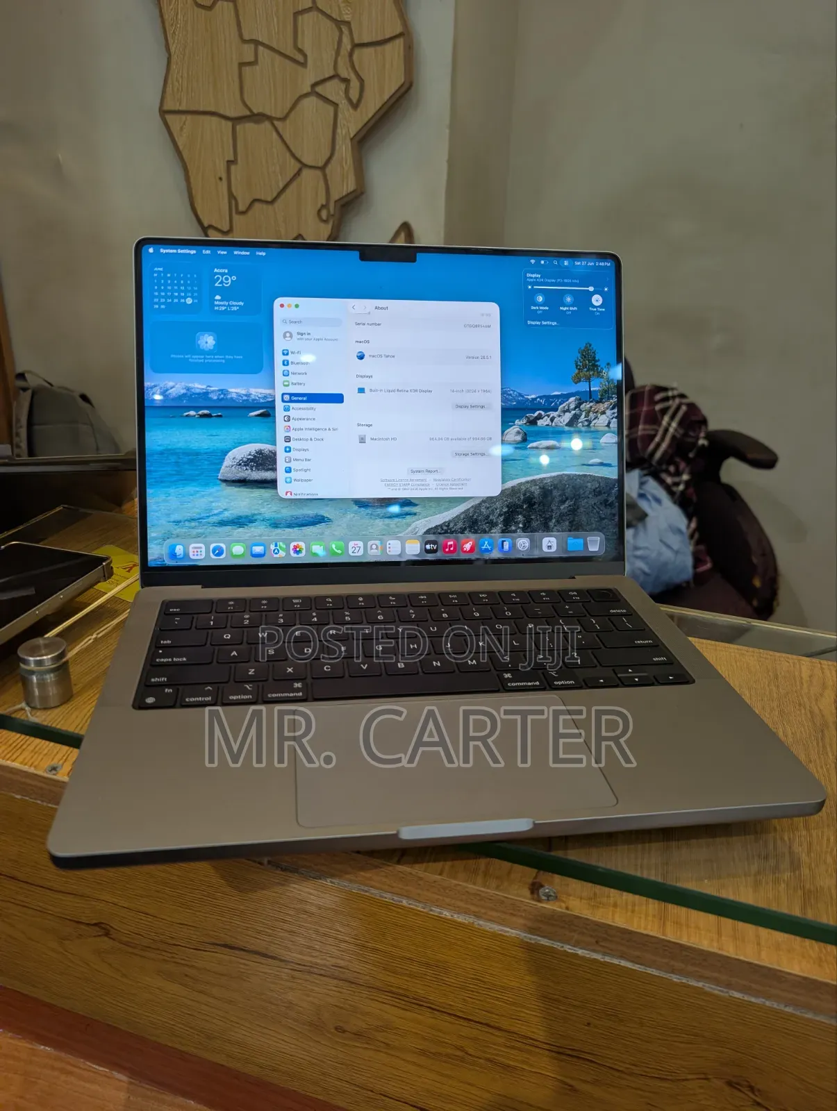 New Laptop Apple MacBook Pro 2024 M3 16GB Apple M3 SSD 1T