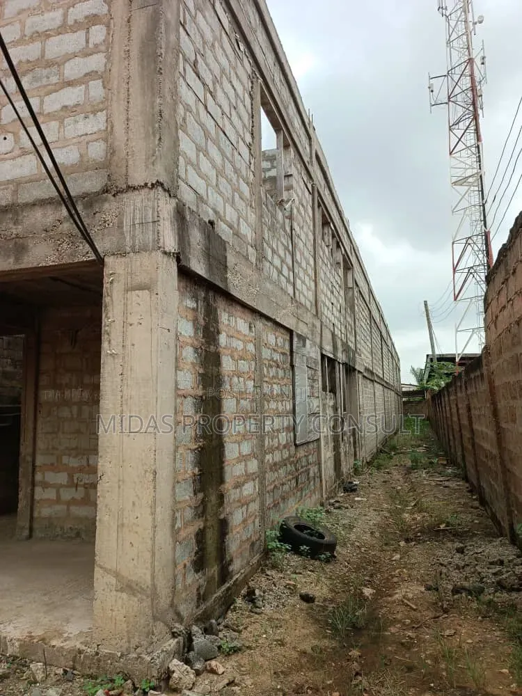 3 Plots With Uncompleted Warehouse For Sale At Tema Comm 12