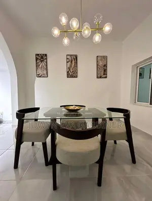 4seaters Glass Dinning Set
