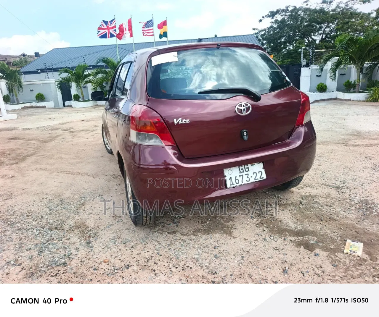 Toyota Vitz 2010 Brown
