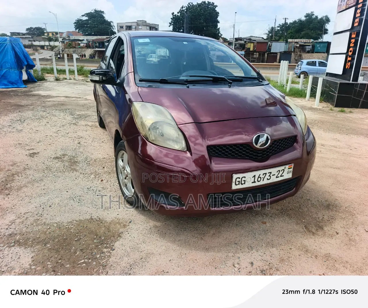 Toyota Vitz 2010 Brown