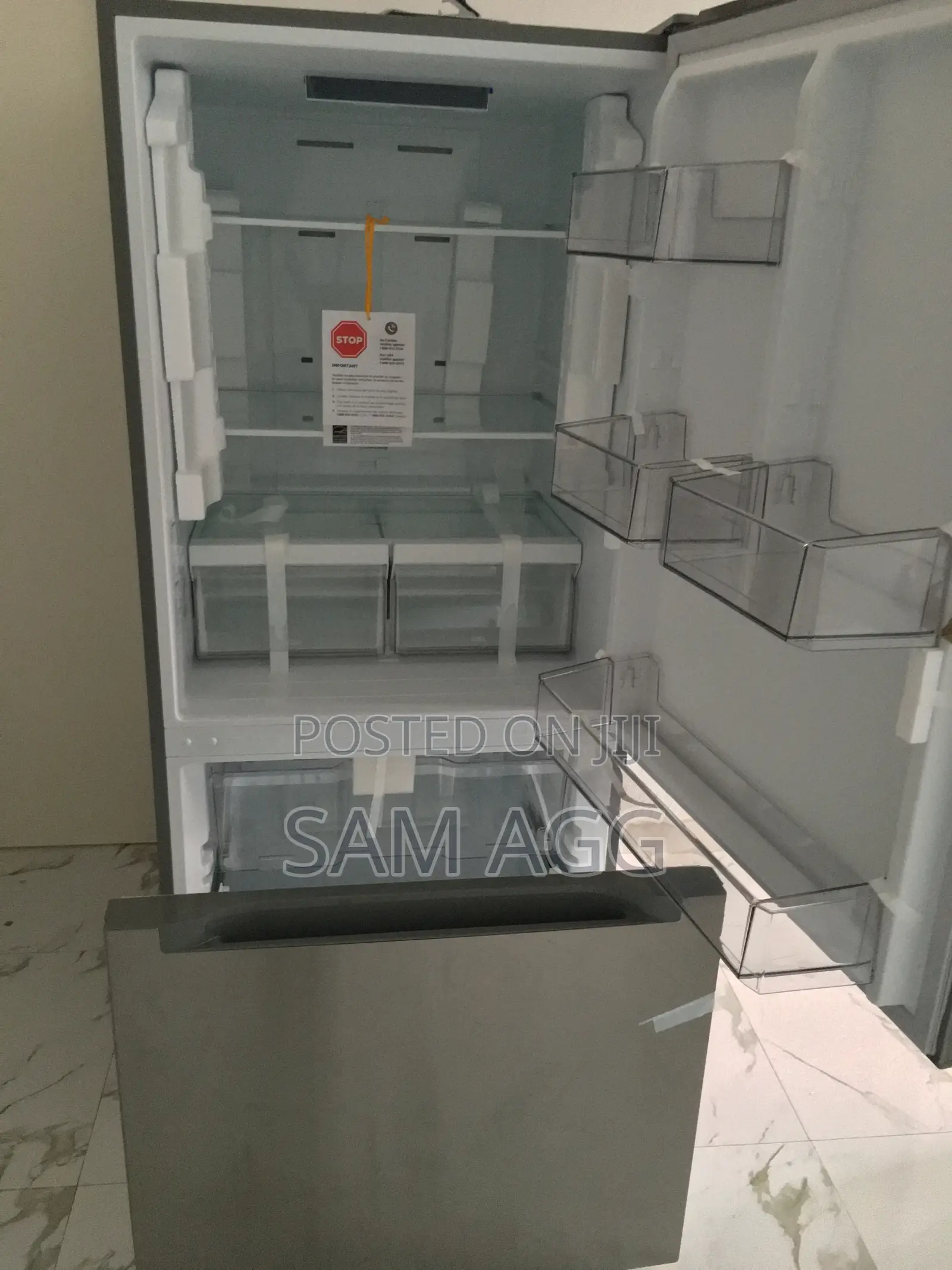 Open Box Midea 18.7 Cu.Ft Bottom-freezer Fridge – Fast Cooling