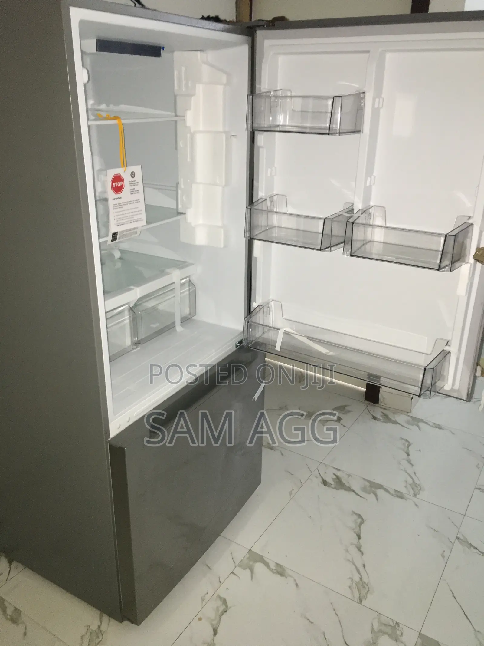 Open Box Midea 18.7 Cu.Ft Bottom-freezer Fridge – Fast Cooling