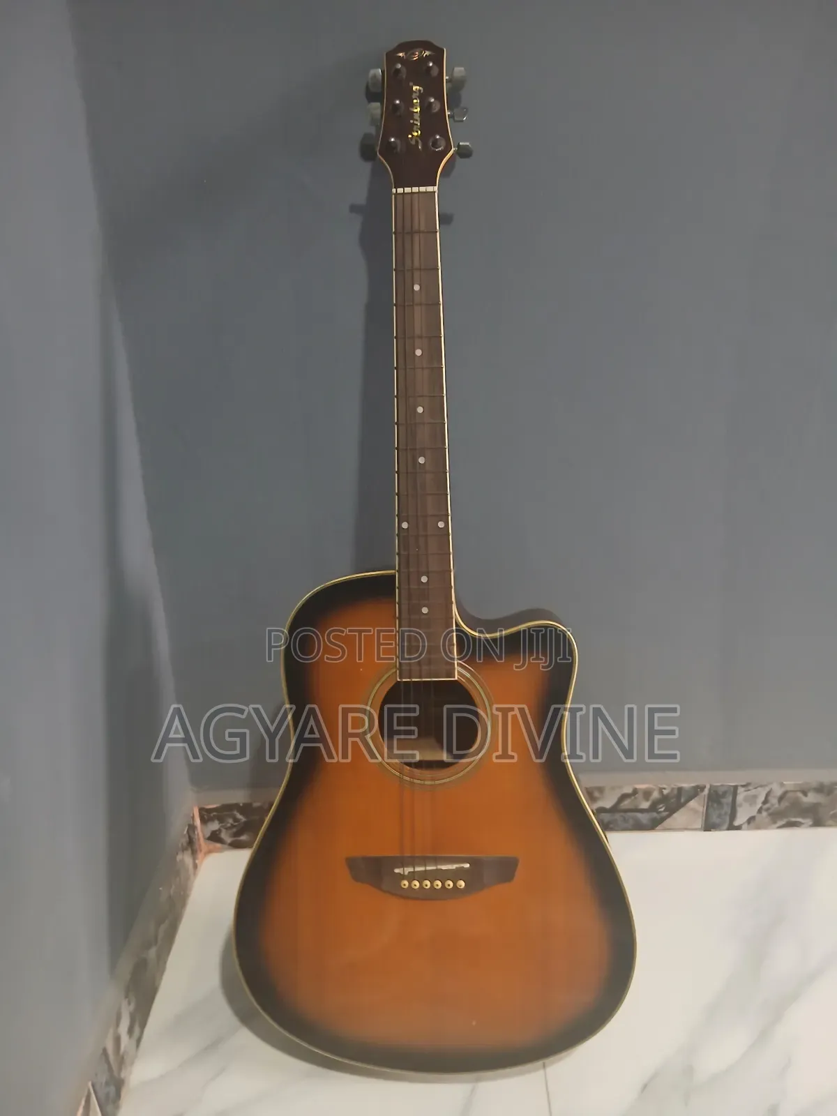 Strinberg Acoustic-Electric Guitar - Sunburst, Cutaway, Eq