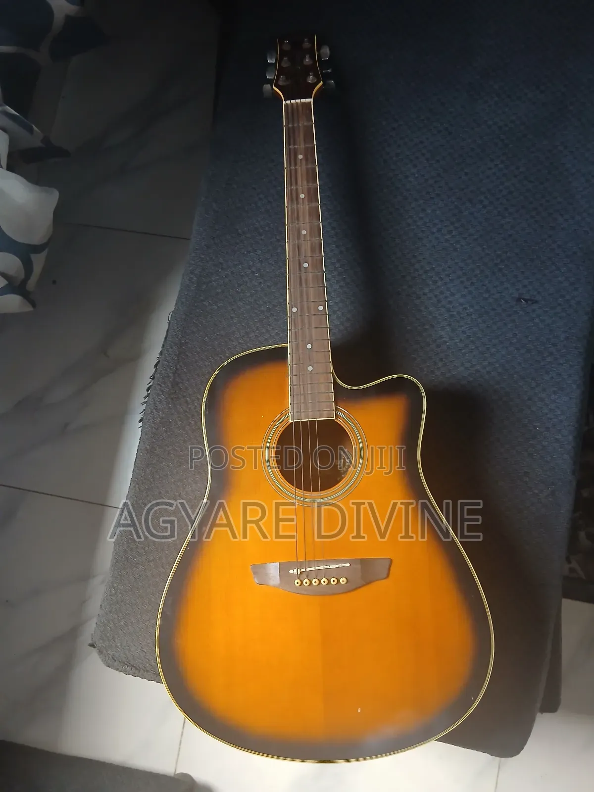 Strinberg Acoustic-Electric Guitar - Sunburst, Cutaway, Eq