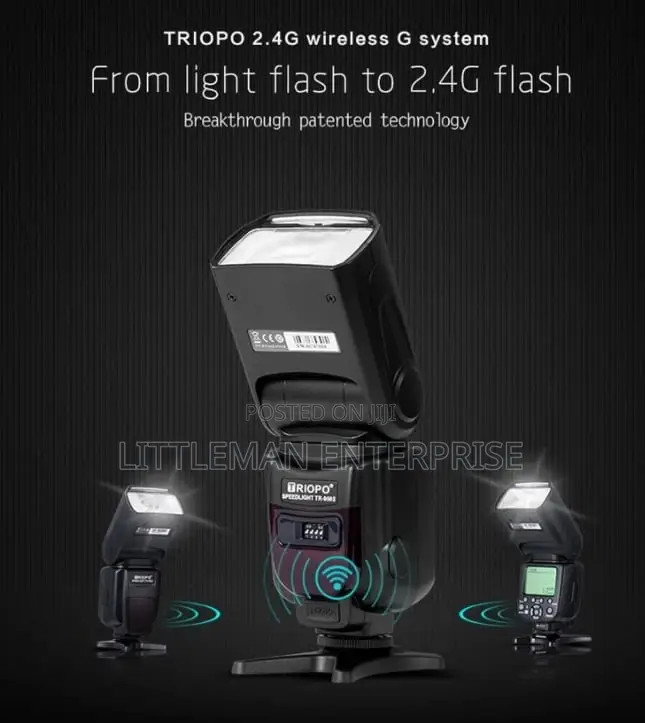 Universal Camera Speedlite Triopo With Trigger