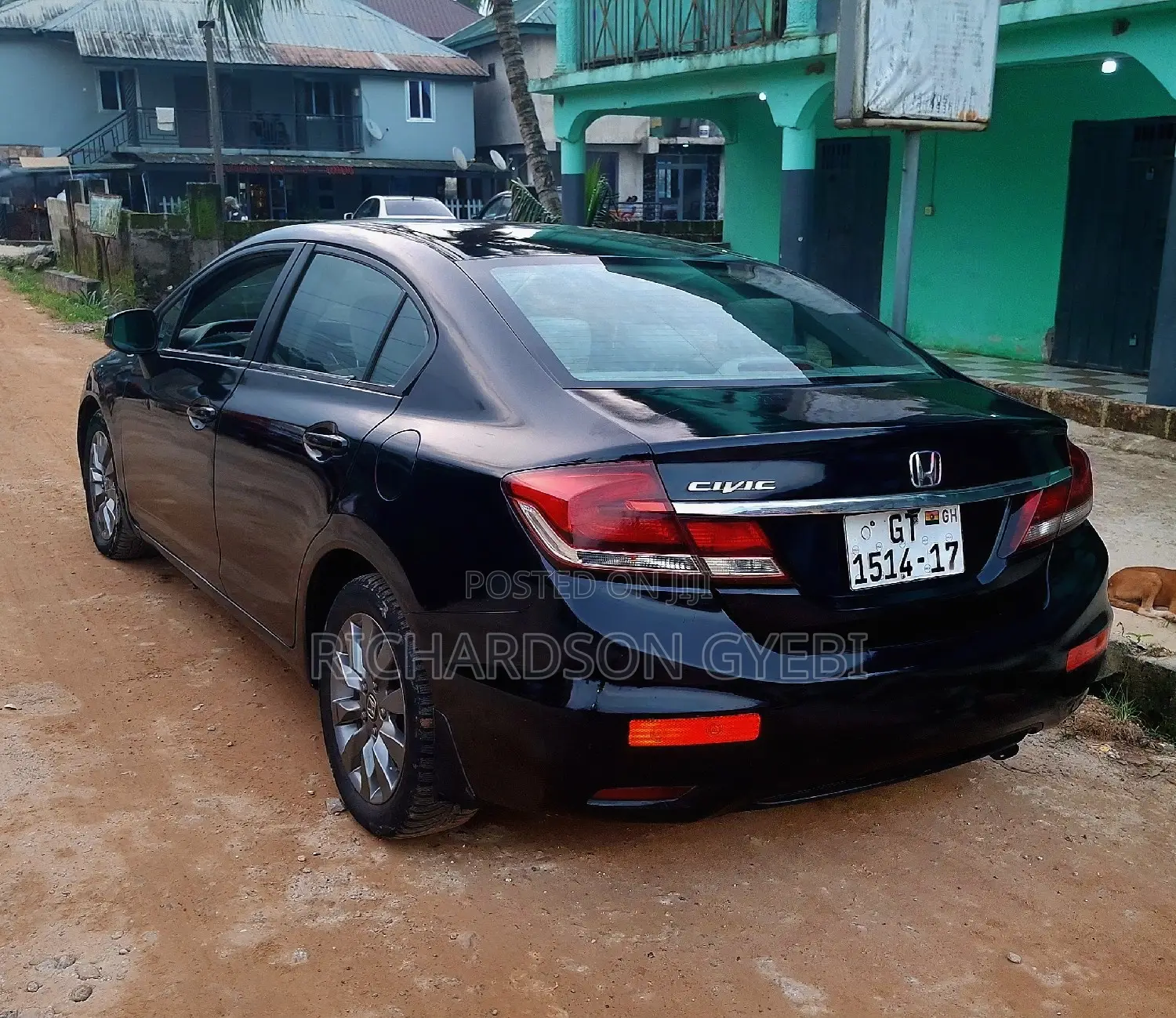 Honda Civic Sedan EX 2013 Black