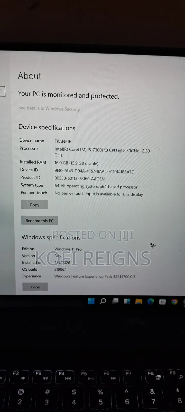 Laptop Dell XPS 15 (9560) 16GB Intel Core i5 SSD 512GB