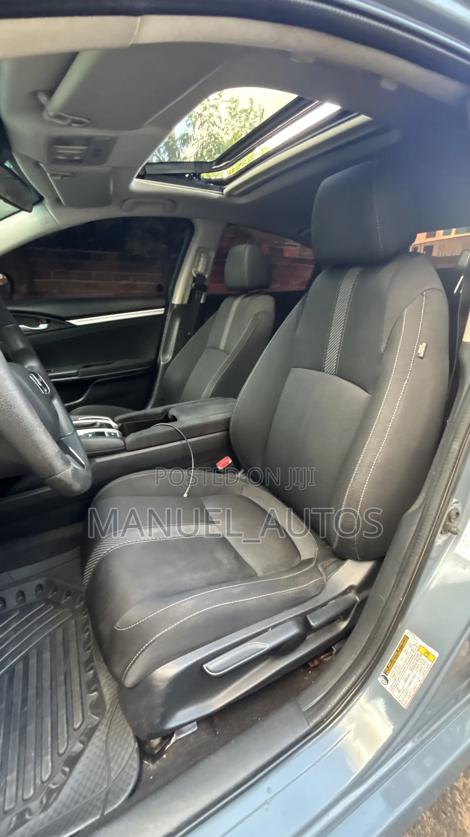 Honda Civic EX 4dr Sedan (2.0L 4cyl) 2017 Gray