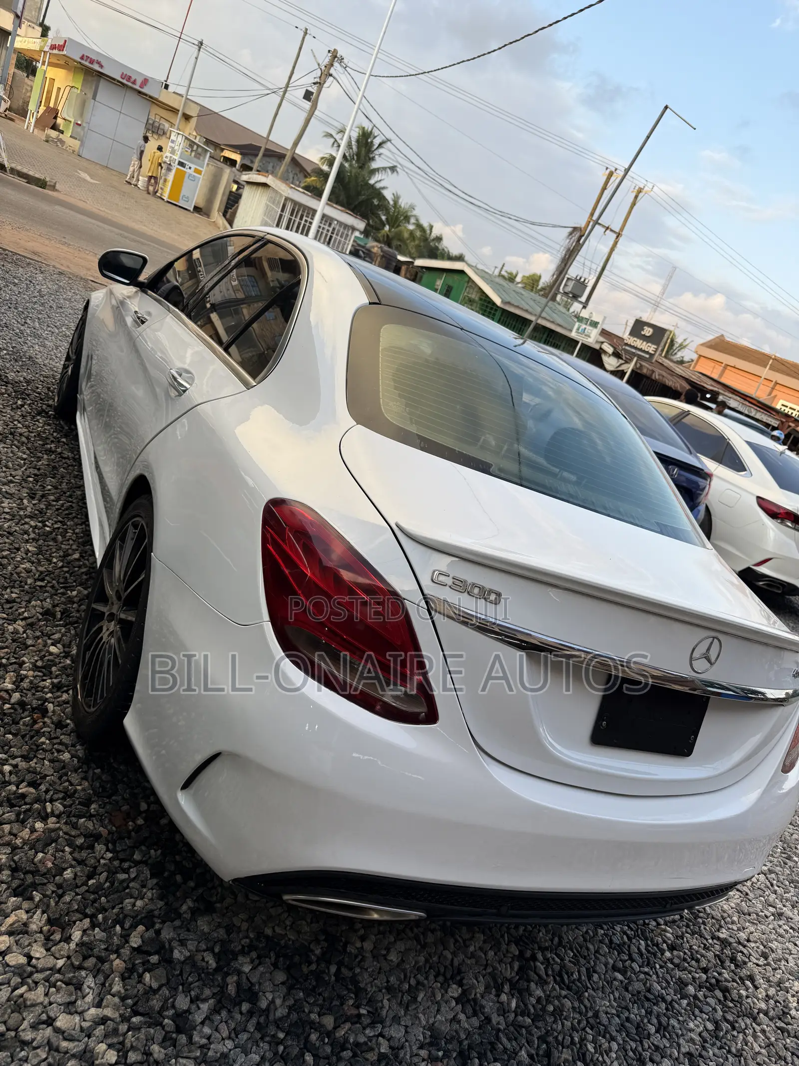 Mercedes-Benz C300 Luxury 4Matic Sedan AWD (2.0L 4cyl 7A) 2016 White