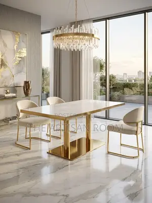 Imperial Marble Luxe Dining Table