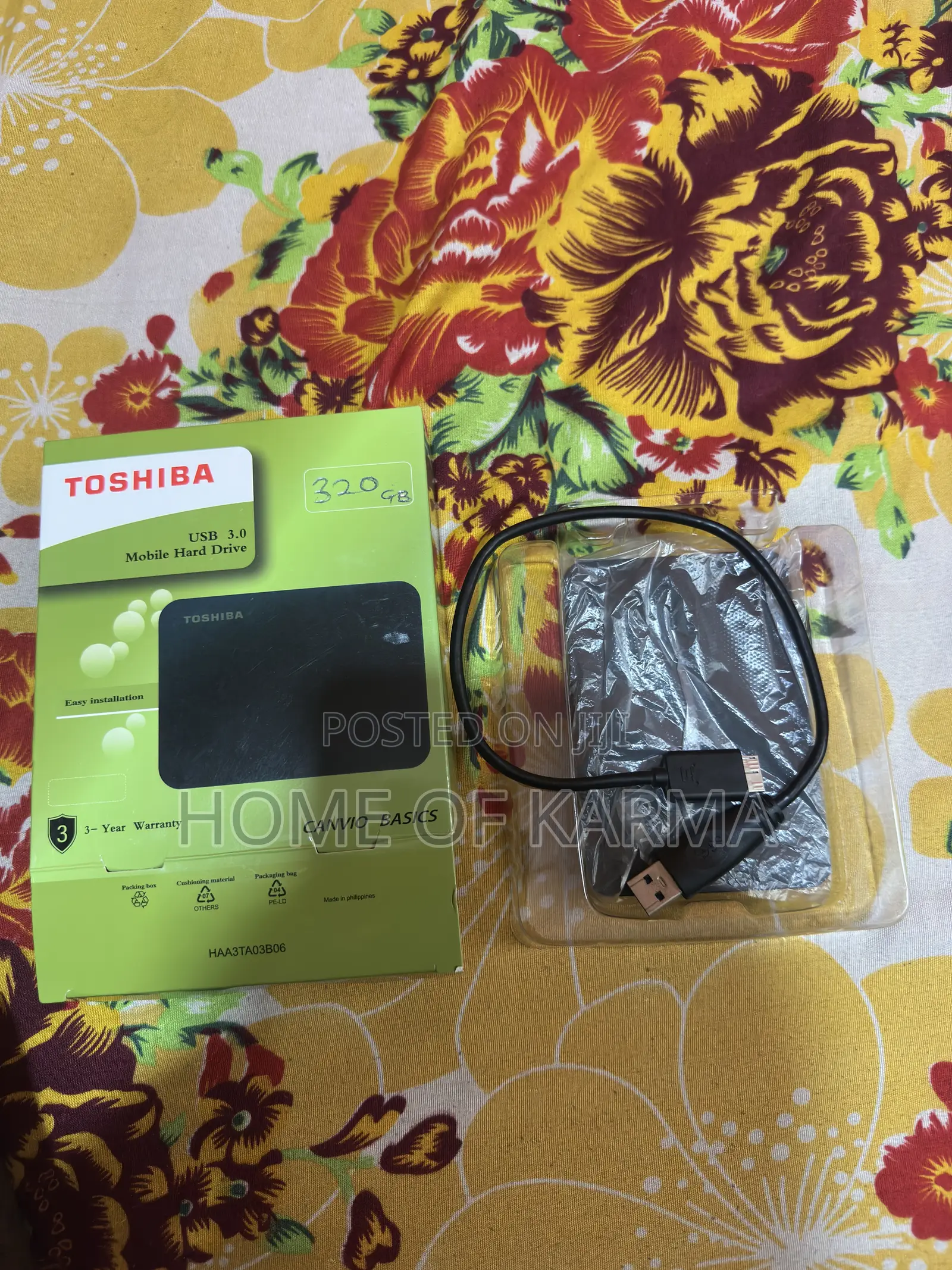 External Hard Disk 320gb With Usb 3.0case