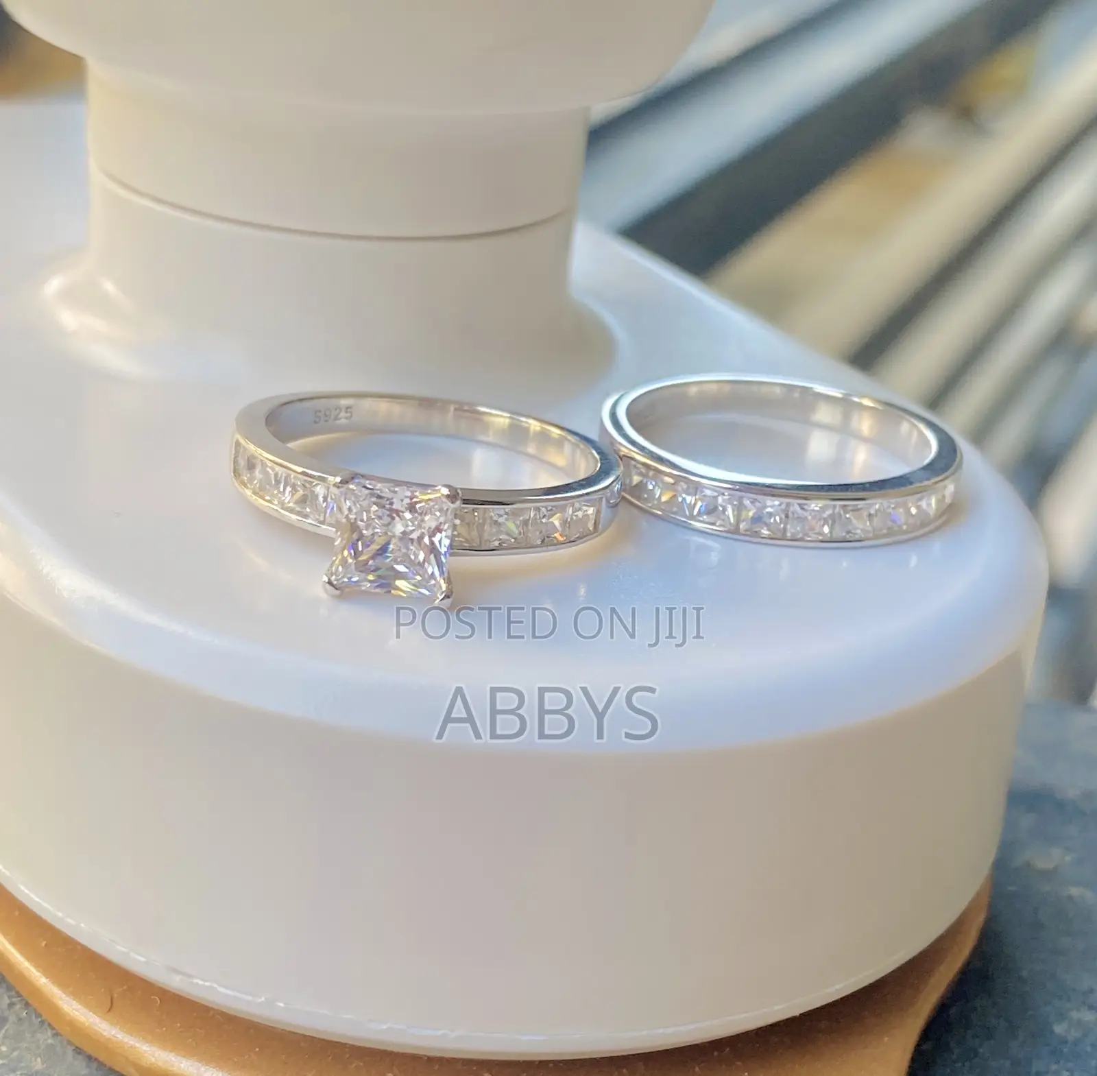 2pcs Eternal Glow Pure 925 Sterling Silver Ring