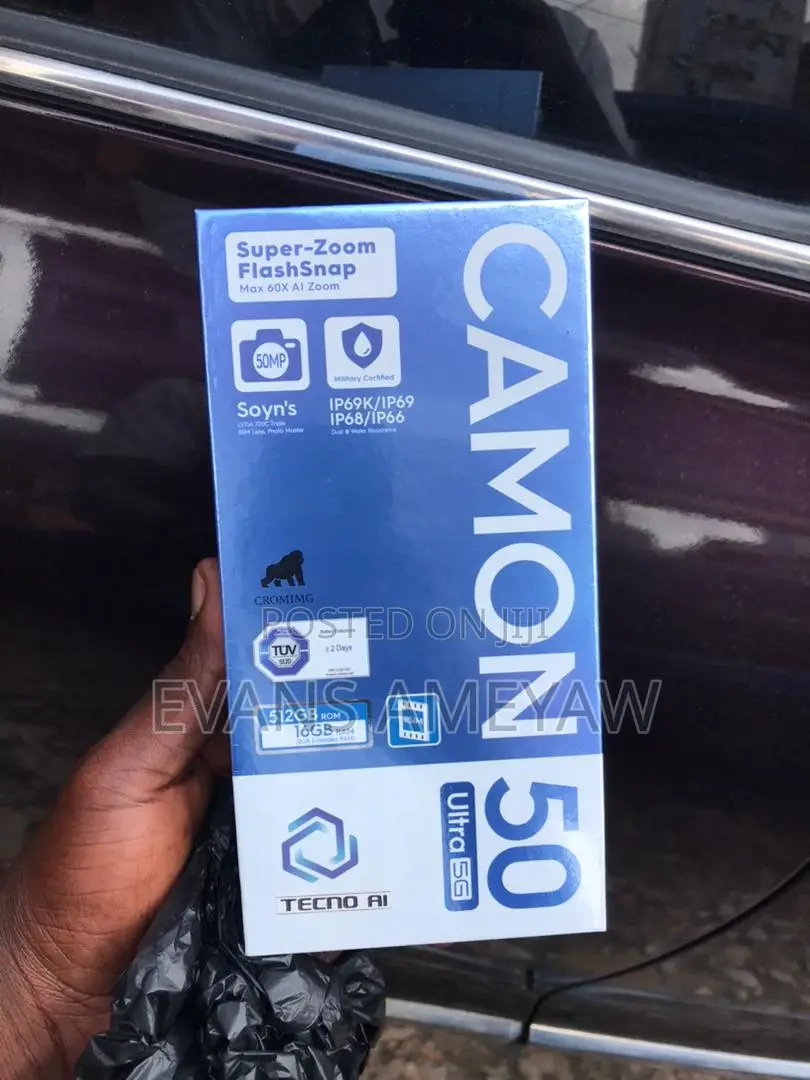 New Tecno Camon 50 Ultra 512 GB Blue
