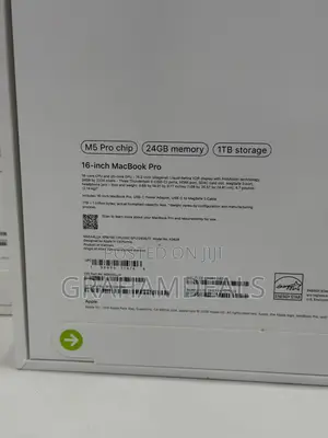 New Laptop Apple MacBook Pro 2026 M5 Pro 24GB Apple M5 Pro SSD 1T