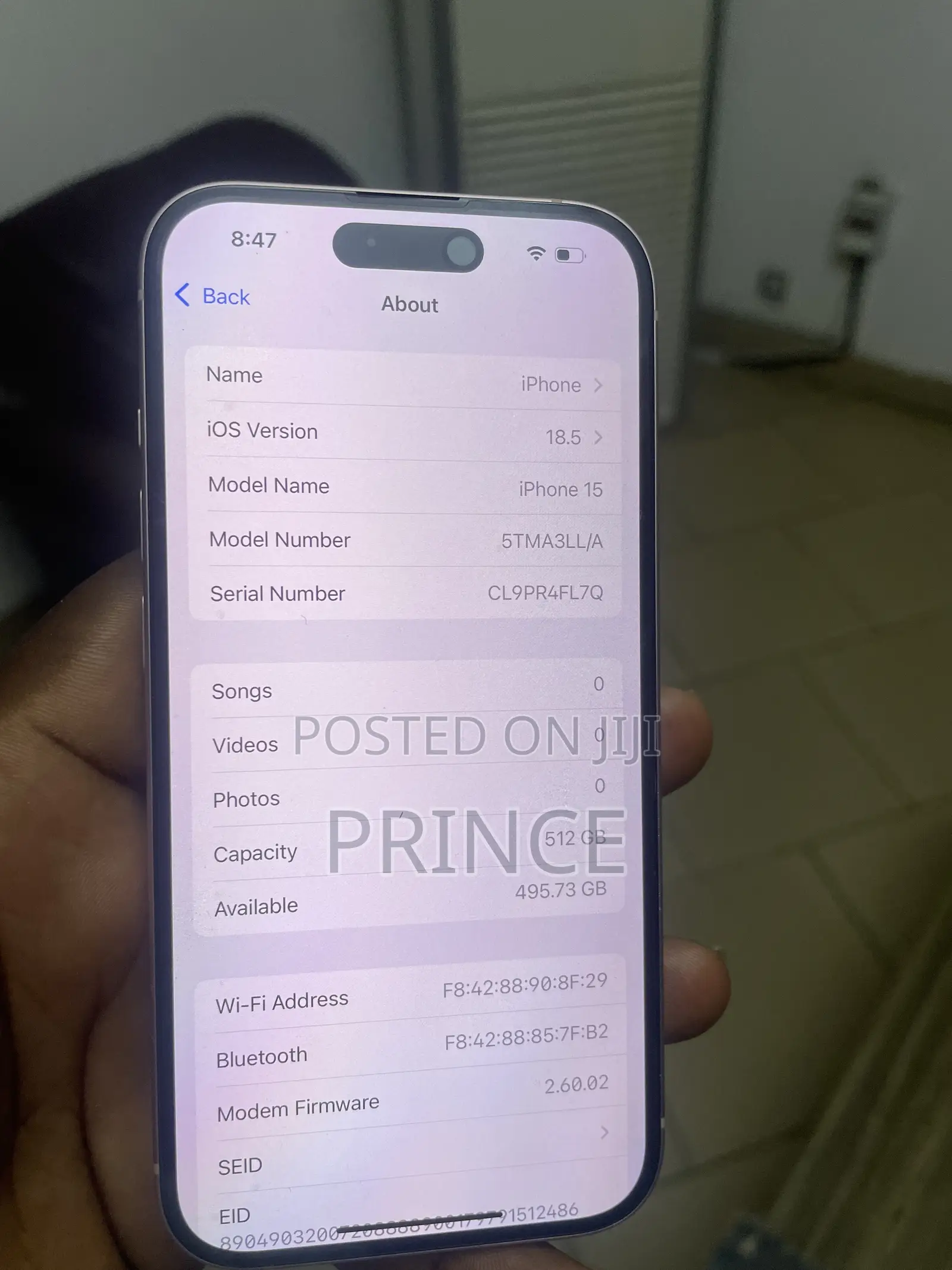 New Apple iPhone 15 512 GB Pink