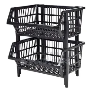 Stackable Plastic Storage Basket –Organizer*