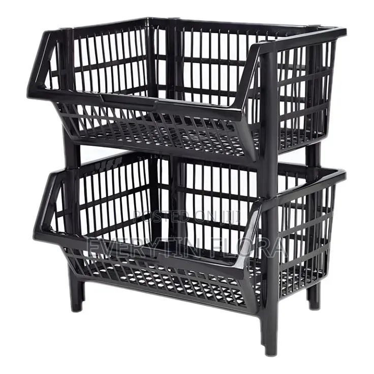 Stackable Plastic Storage Basket –Organizer*