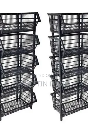 Stackable Plastic Storage Basket –Organizer*