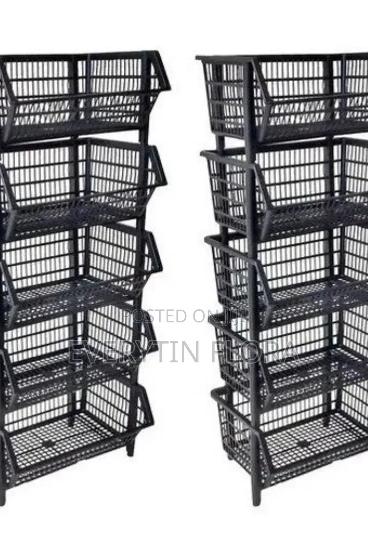 Stackable Plastic Storage Basket –Organizer*