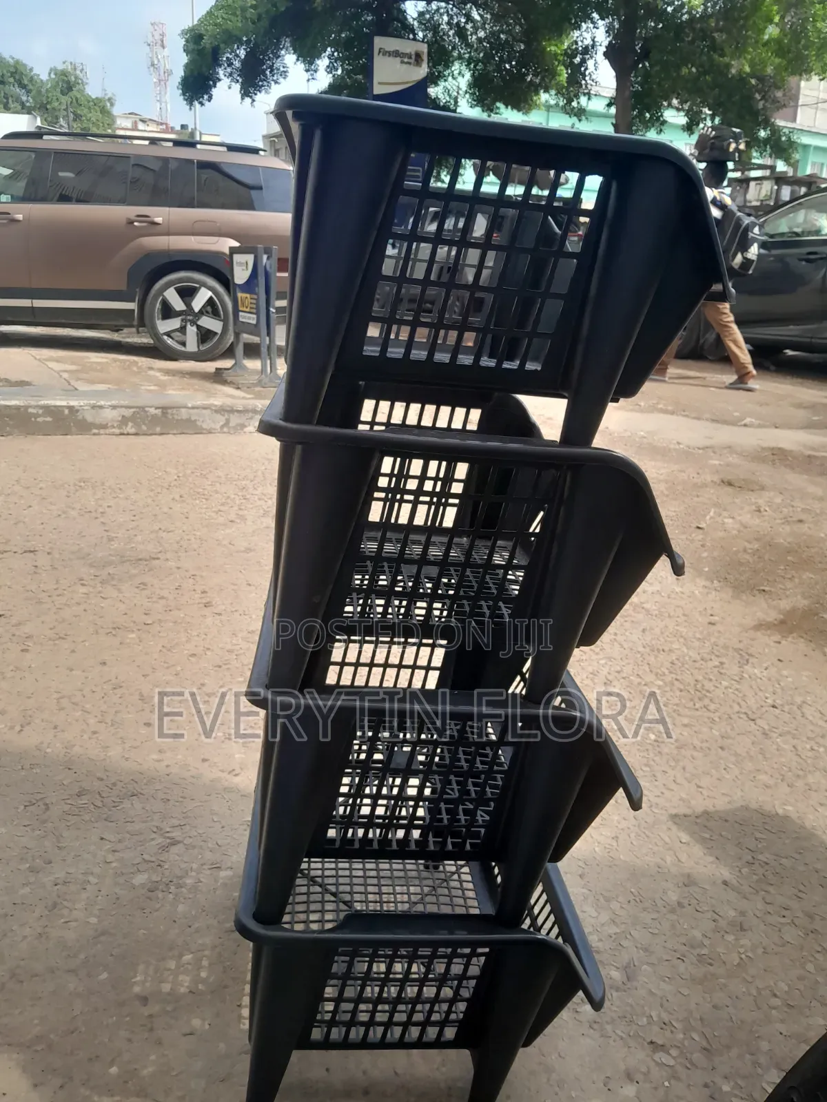 Stackable Plastic Storage Basket –Organizer*