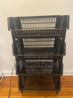 Stackable Plastic Storage Basket –Organizer*