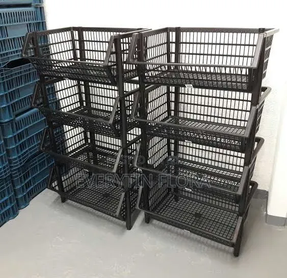 Stackable Plastic Storage Basket –Organizer*