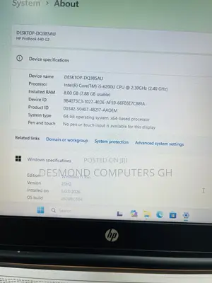 Laptop HP ProBook 640 G2 8GB Intel Core i5 SSD 256GB