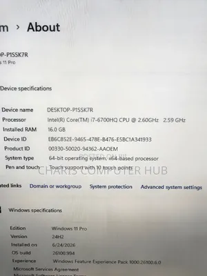 Desktop Computer Dell Inspiron 24 5000 16GB Intel Core i7 SSD 256GB