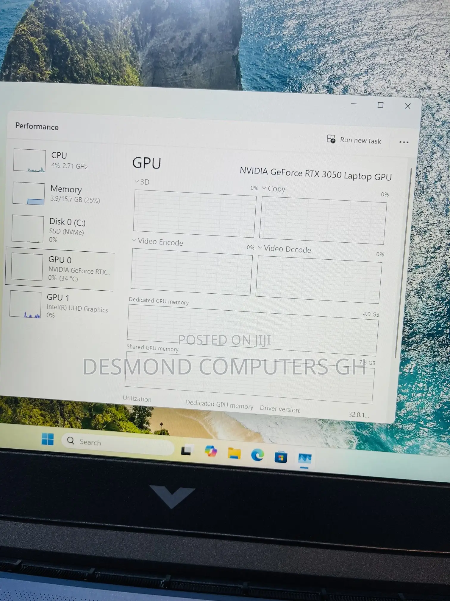 Laptop HP Victus 15 16GB Intel Core i5 SSD 512GB