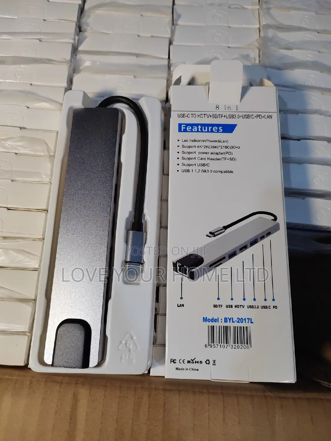 8-in-1 Usb-C to HDTV ( Hdmi) Adapter Hub