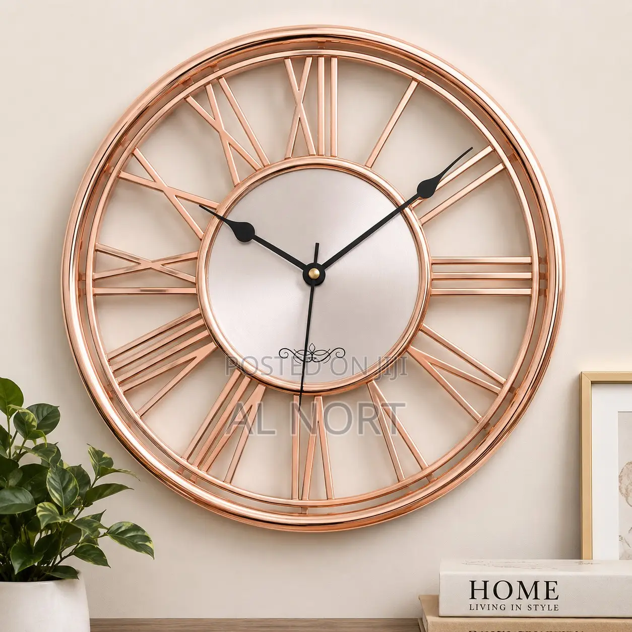 Luxury Roman Numeral Quartz Wall Clock