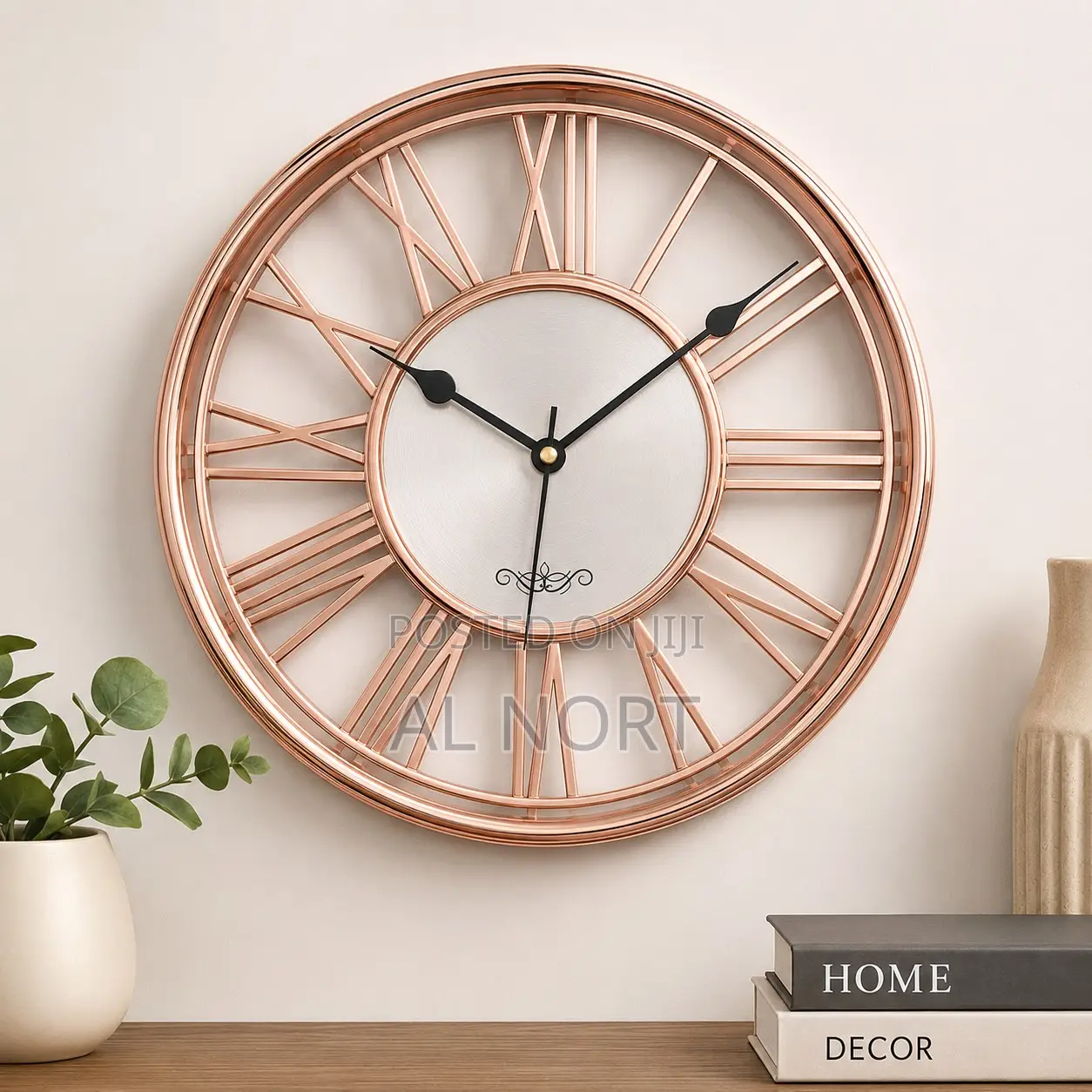 Luxury Roman Numeral Quartz Wall Clock