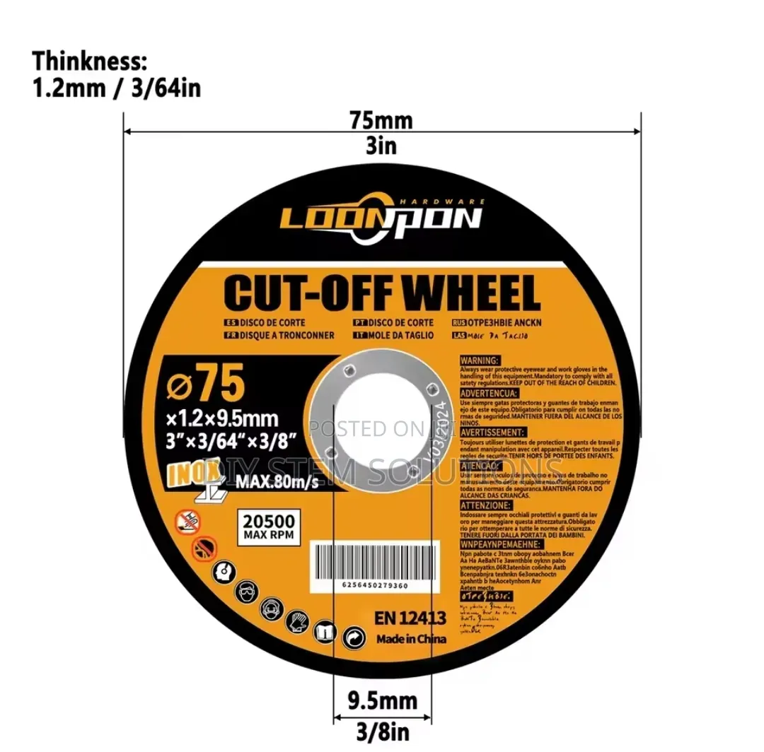 Lekomesh 3inches 75mm Cutting Disc and Grinders