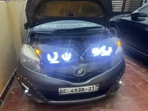 Toyota Vitz Headlights Pair 2012 to 2014 Model