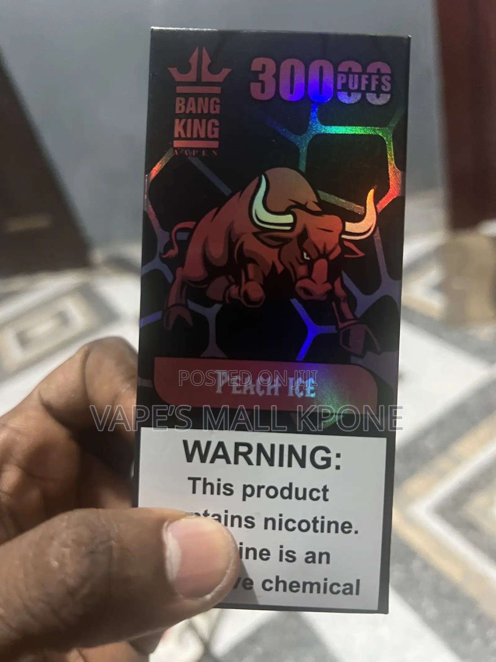 1 Mode 30000 Puffs Rechargeable Vape Pen Bang King
