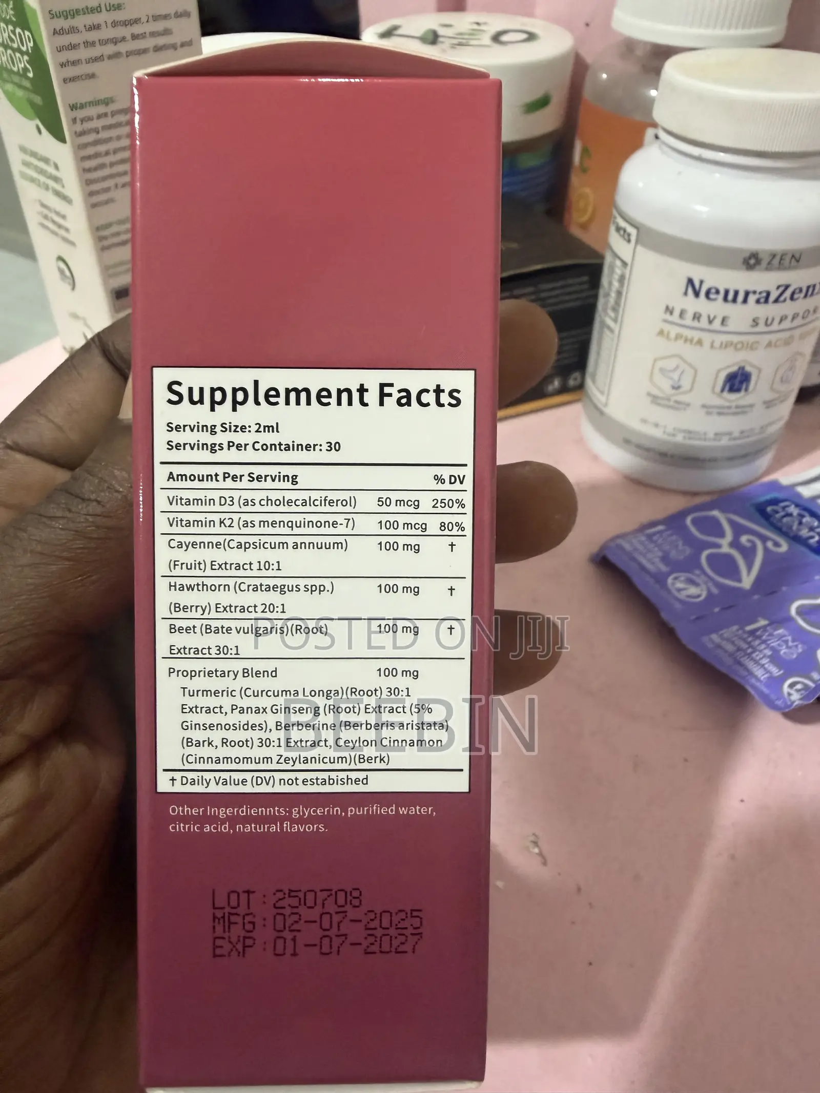 Vascu Flow 60ml - Heart Cardiovascular System Supplement