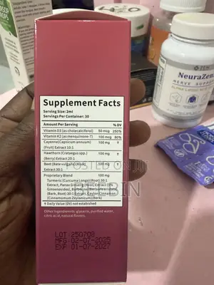 Vascu Flow 60ml - Heart Cardiovascular System Supplement