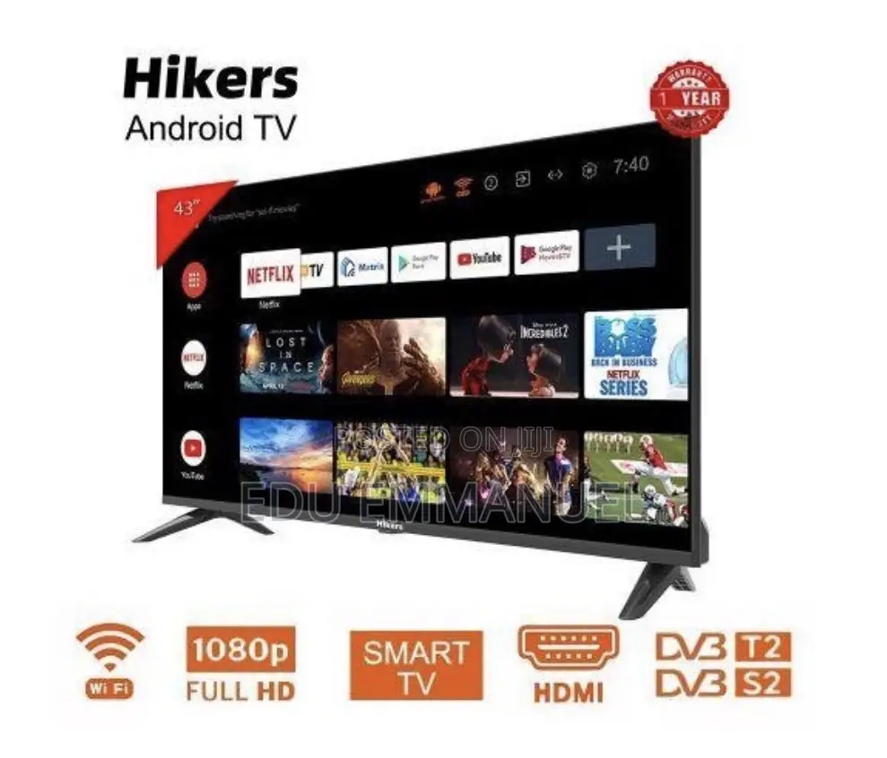 Hikers 43” Android Smart Tv