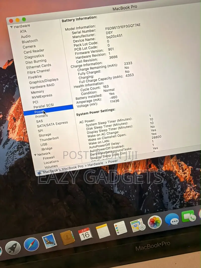Laptop Apple MacBook Pro 2017 8GB Intel Core i5 SSD 128GB