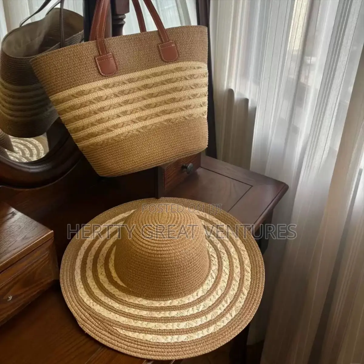 Beach Bag + Hat