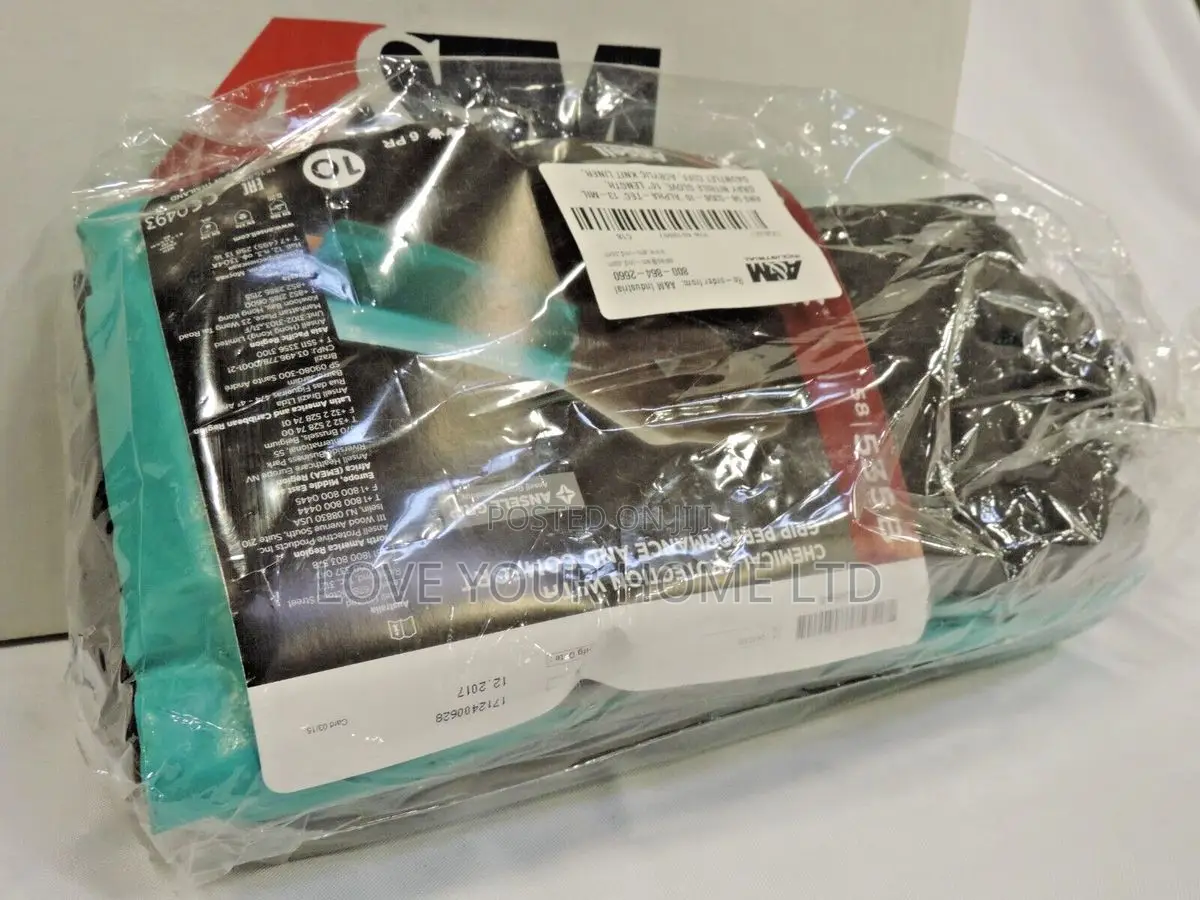 12 Pairs Latex Coated Safety Work Gloves For General Purpose