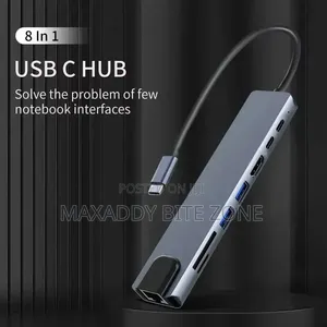 8 in 1. Type C to HDTV Multifunction Adapter