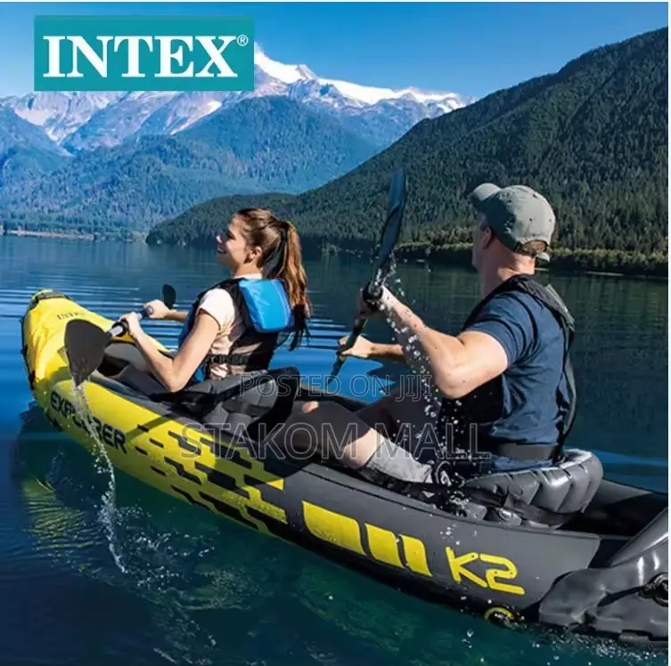 Intex Two Persons Inflatable Boat/ Canoe Kayak