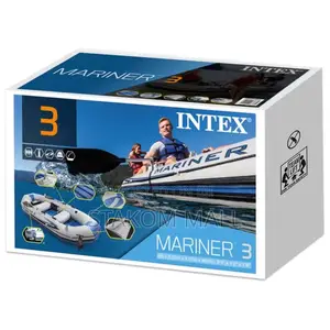 Intex Two Persons Inflatable Boat/ Canoe Kayak