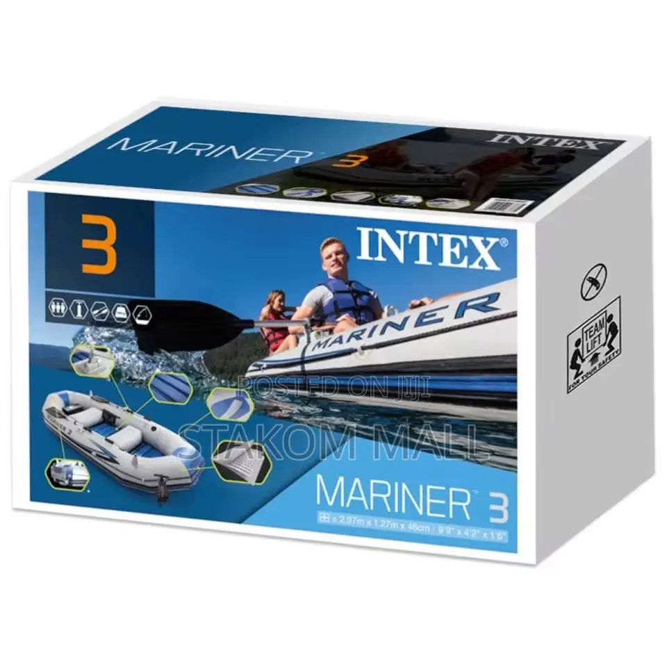 Intex Two Persons Inflatable Boat/ Canoe Kayak