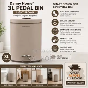 Danny Home 3l Pedal Bin
