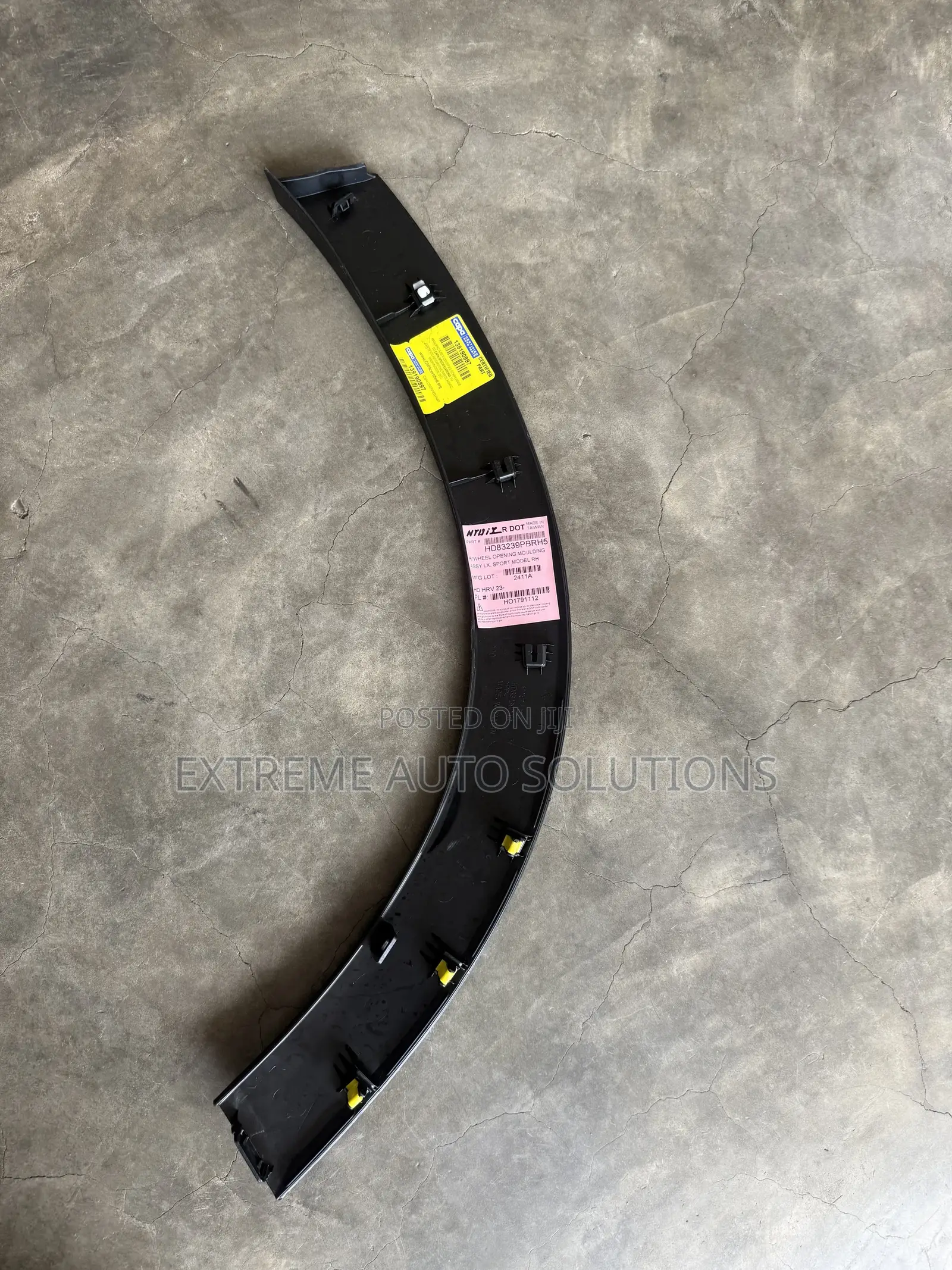 2025 Honda Hr-v Rear Passenger Quarter Panel Flare