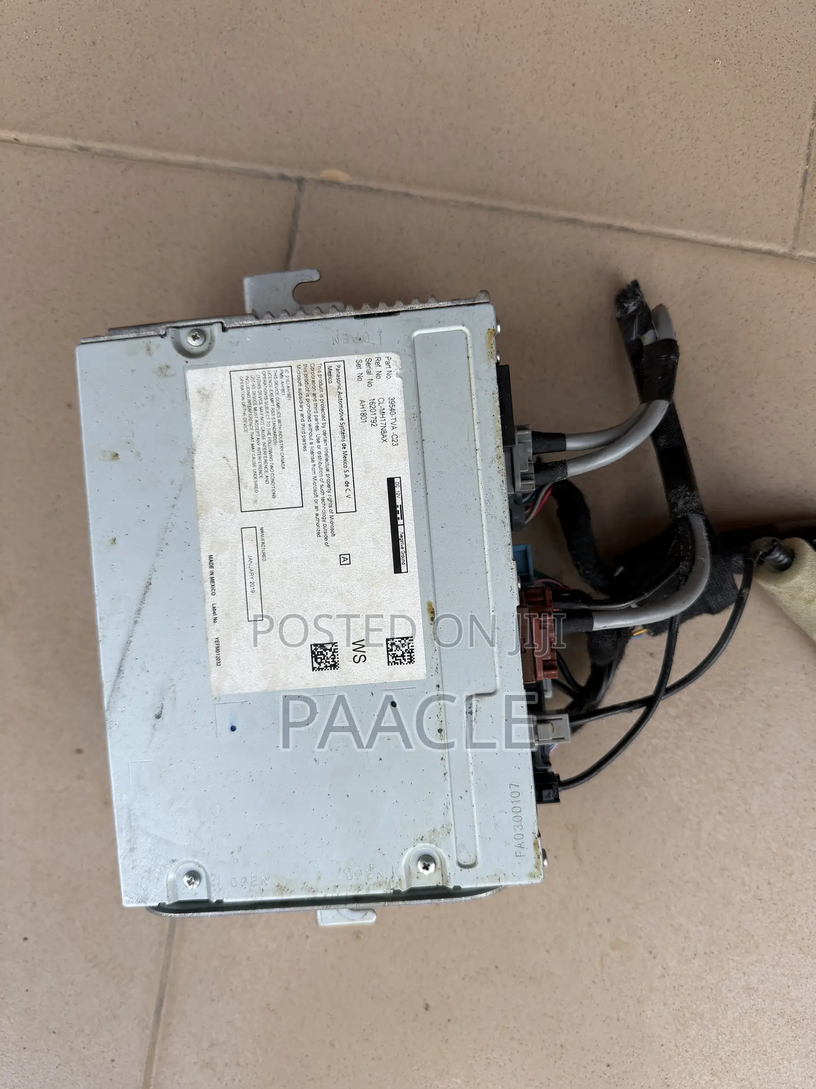 2018 -2020 Honda Accord Sedan Oem Radio Unit Display Receiver